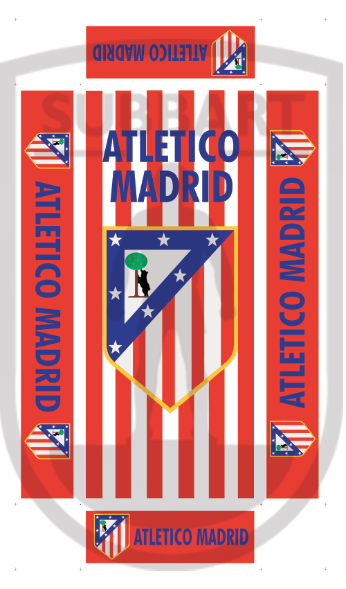 SCATOLA PERSONALIZZATA ATLETICO MADRID