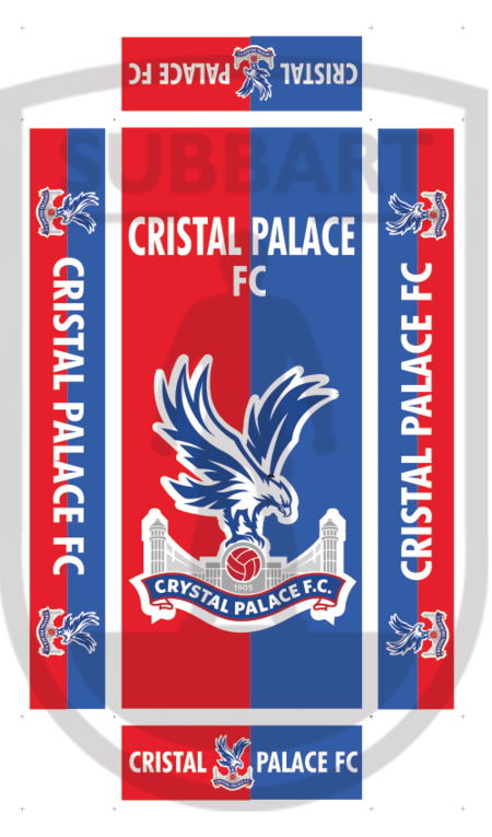SCATOLA PERSONALIZZATA CRISTAL PALACE FC