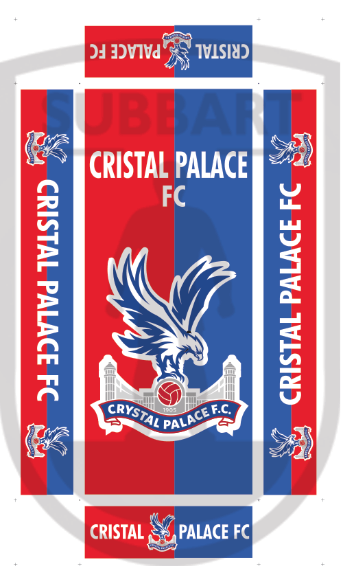 SCATOLA PERSONALIZZATA CRISTAL PALACE FC