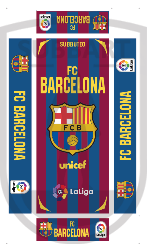 SCATOLA PERSONALIZZATA FC BARCELLONA