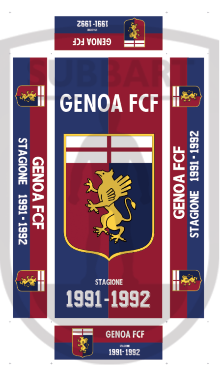 SCATOLA PERSONALIZZATA GENOA CFC 1991/92