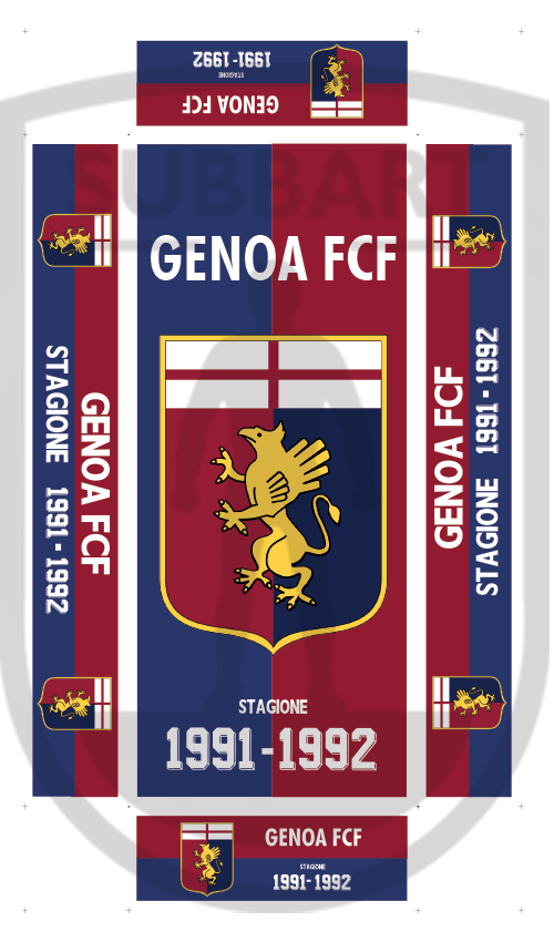 SCATOLA PERSONALIZZATA GENOA CFC 1991/92