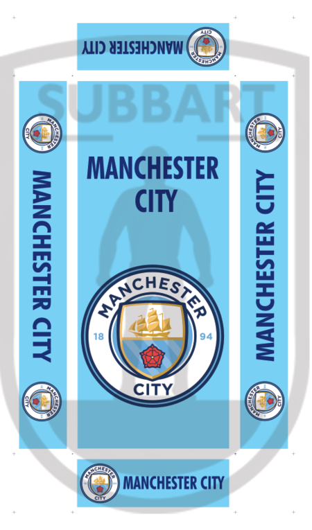 SCATOLA PERSONALIZZATA MANCHESTER CITY