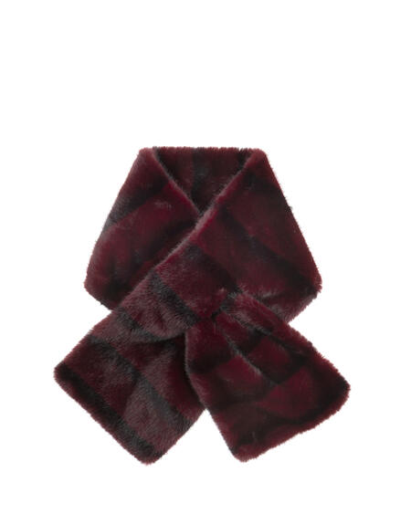 SCIARPA PELO BURGUNDY