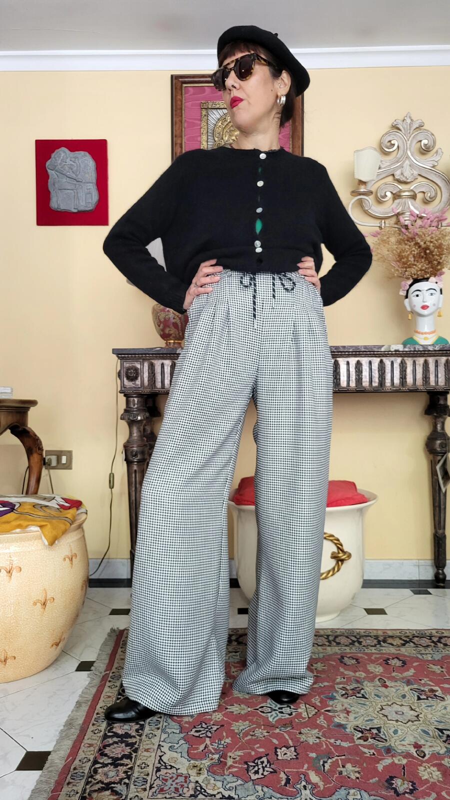 Pantalone Pied De Poule