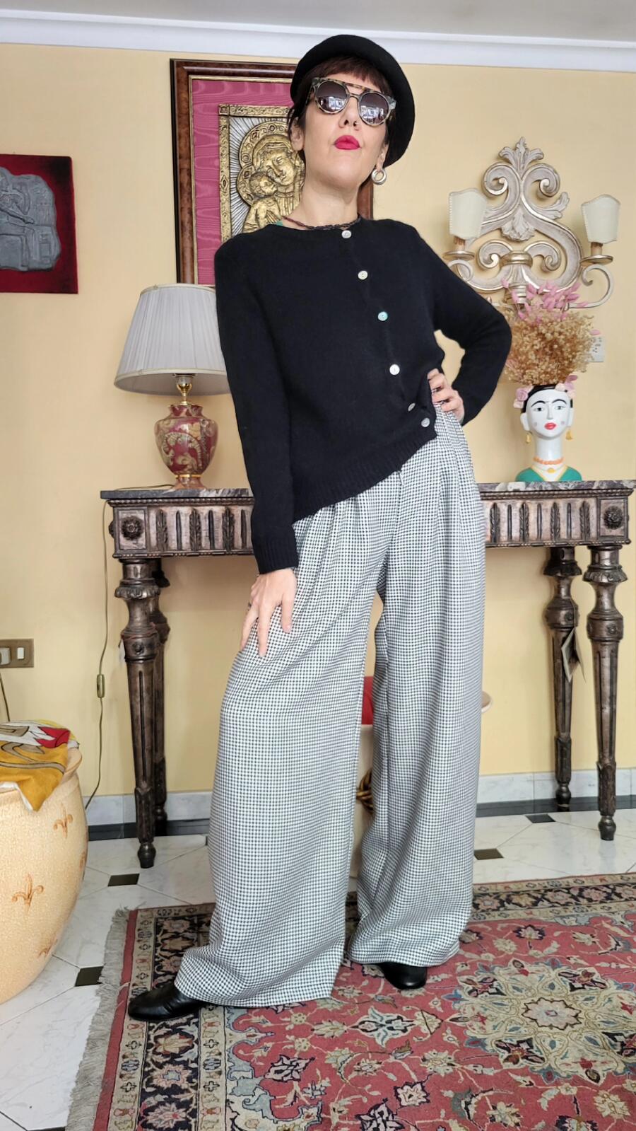 Pantalone Pied De Poule