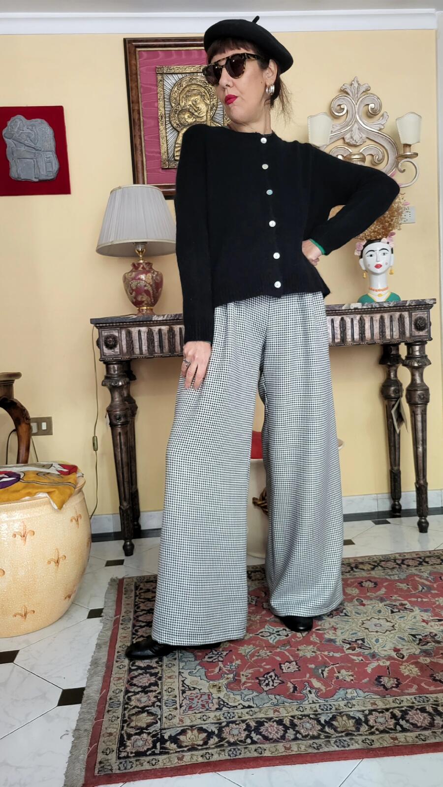 Pantalone Pied De Poule