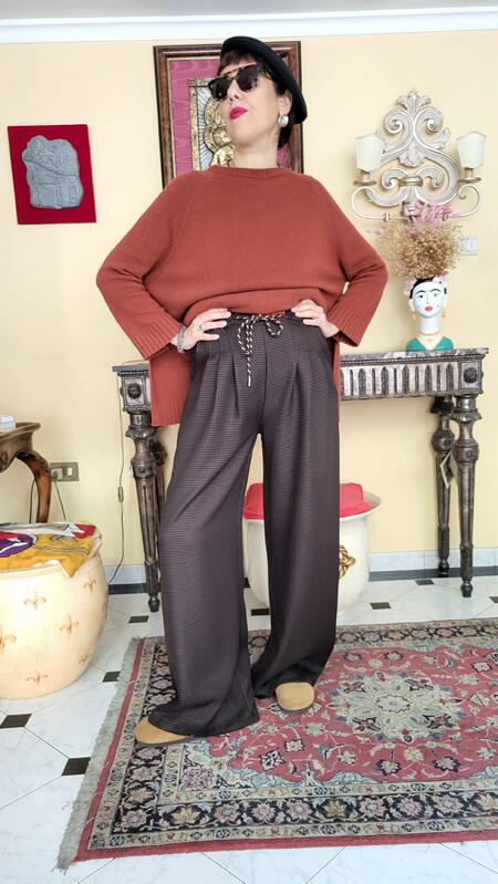 Pantalone Pied De Poule 