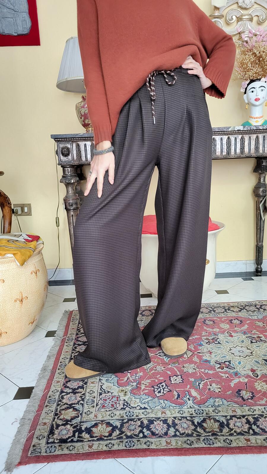 Pantalone Pied De Poule 