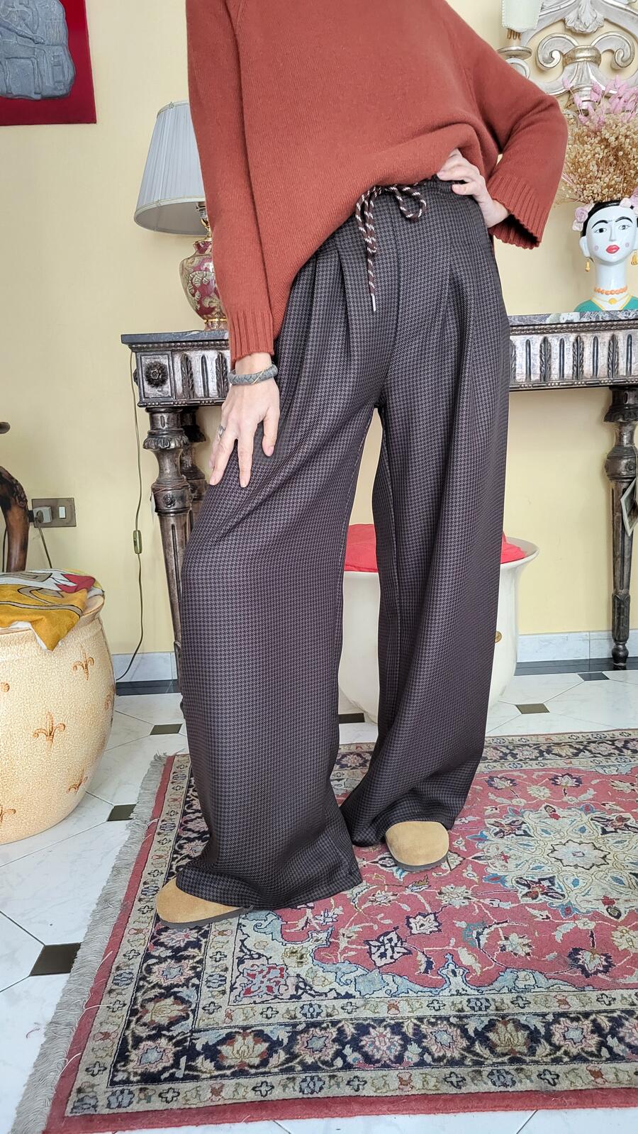 Pantalone Pied De Poule 