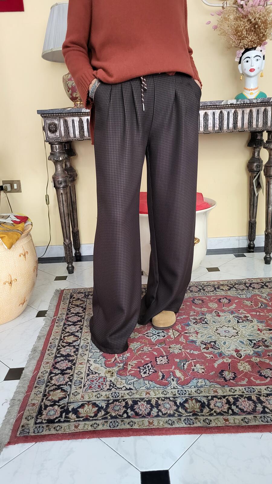 Pantalone Pied De Poule 