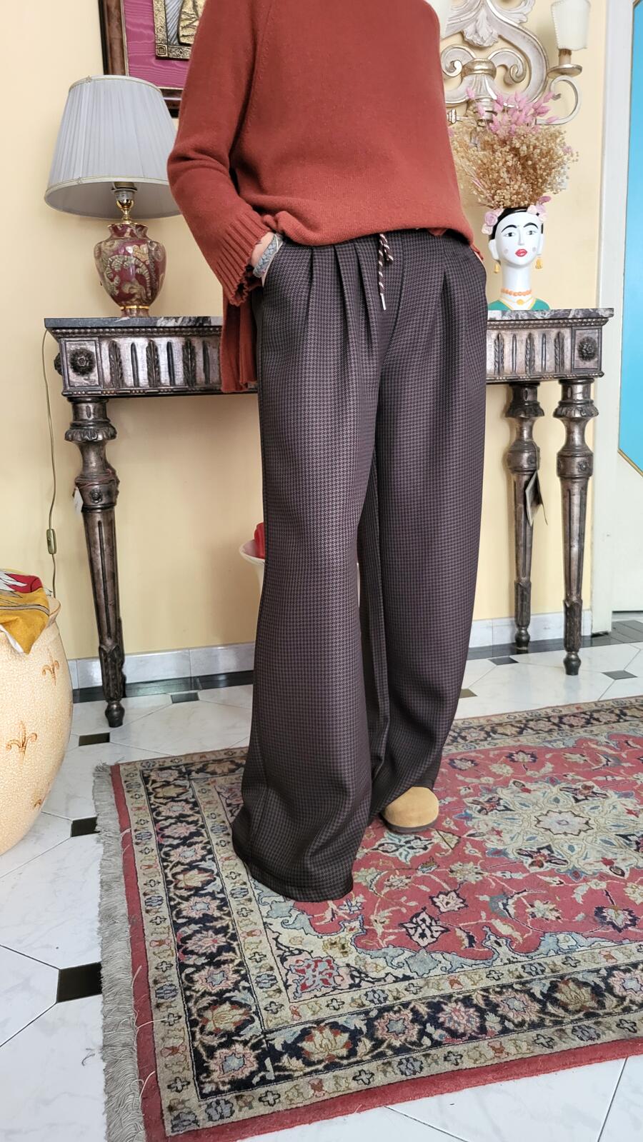 Pantalone Pied De Poule 