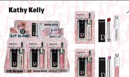 KATHY KELLY 2 IN 1 LIPGLOSS SET*
 [Conf.da 12 pezzi]