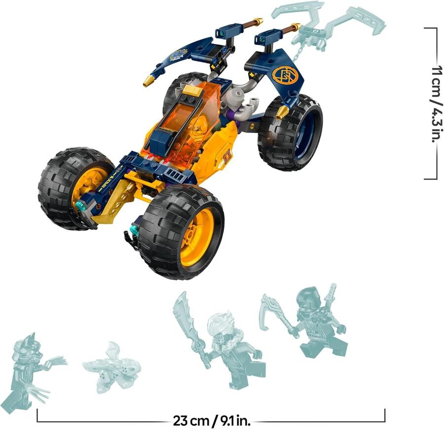 Lego Ninjago Buggy fuoristrada Ninja di Arin - Lego - 71811 - 7+