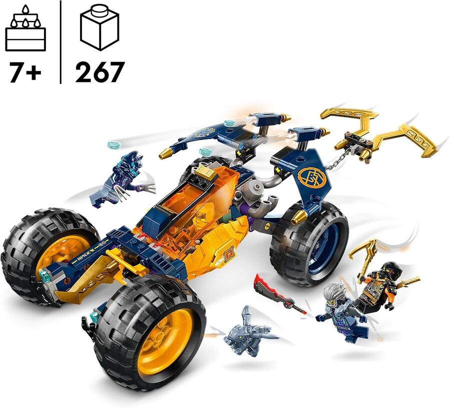 Lego Ninjago Buggy fuoristrada Ninja di Arin - Lego - 71811 - 7+