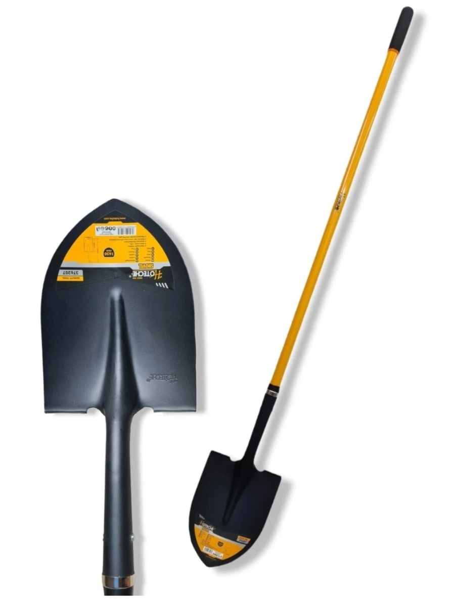 PALA DA GIARDINO 165cm PER GIARDINAGGIO E EDILIZIA A PUNTA VANGA BADILE MULTIUSO