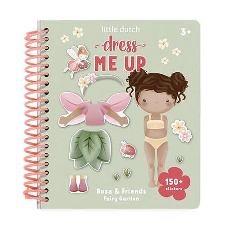 Libro Dress me up con stickers - Fairy Garden
