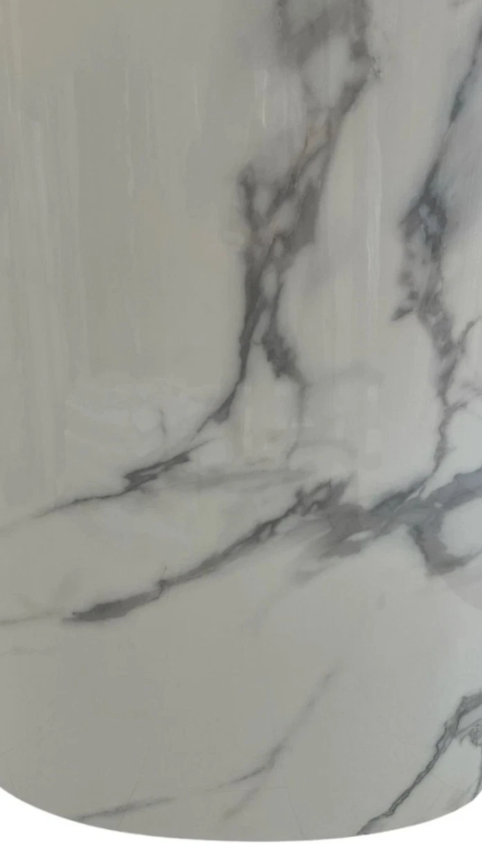 PANNELLO ADESIVO EFFETTO MARMO BIANCO E GRIGIO PVC DECORAZIONE NEW 120 X 300 cm