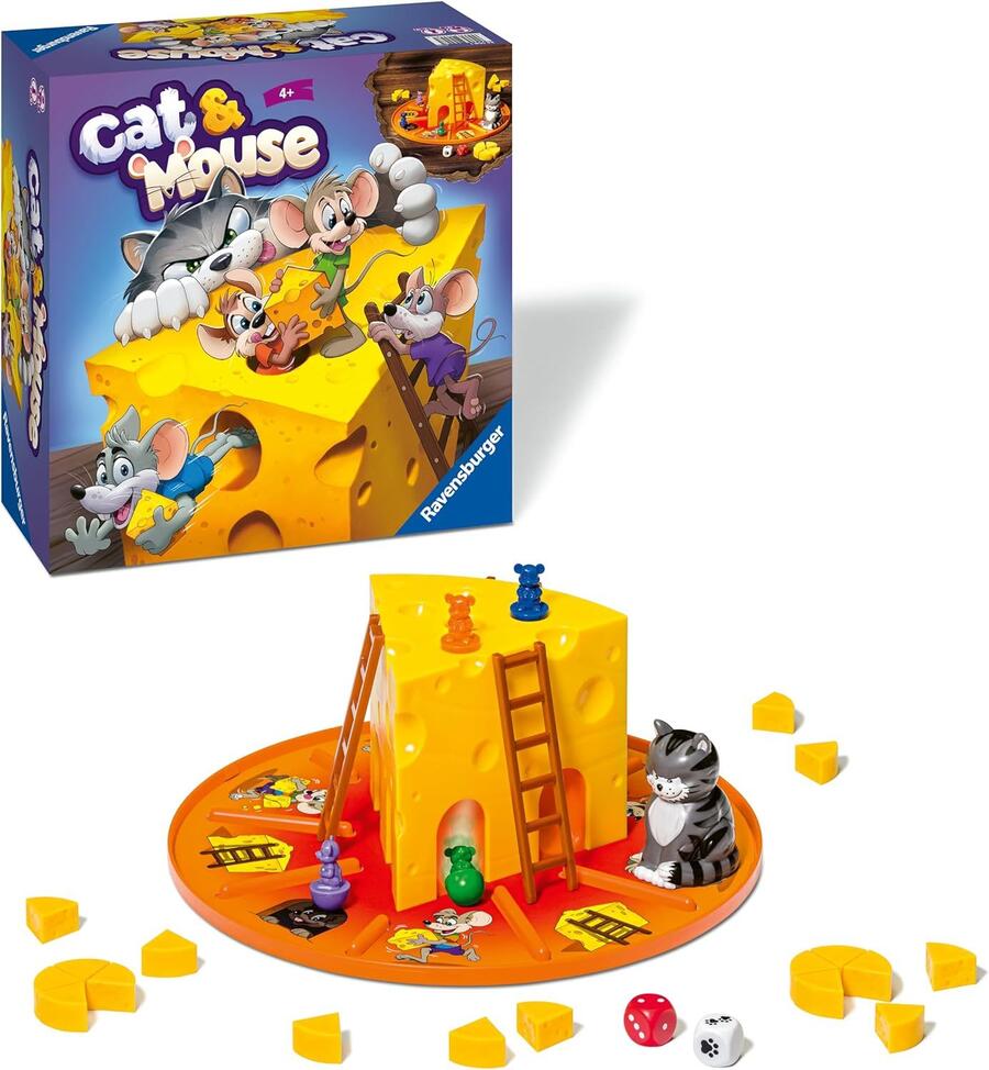 Cat & Mouse gioco da tavolo - Ravensburger - 244581 - 4+