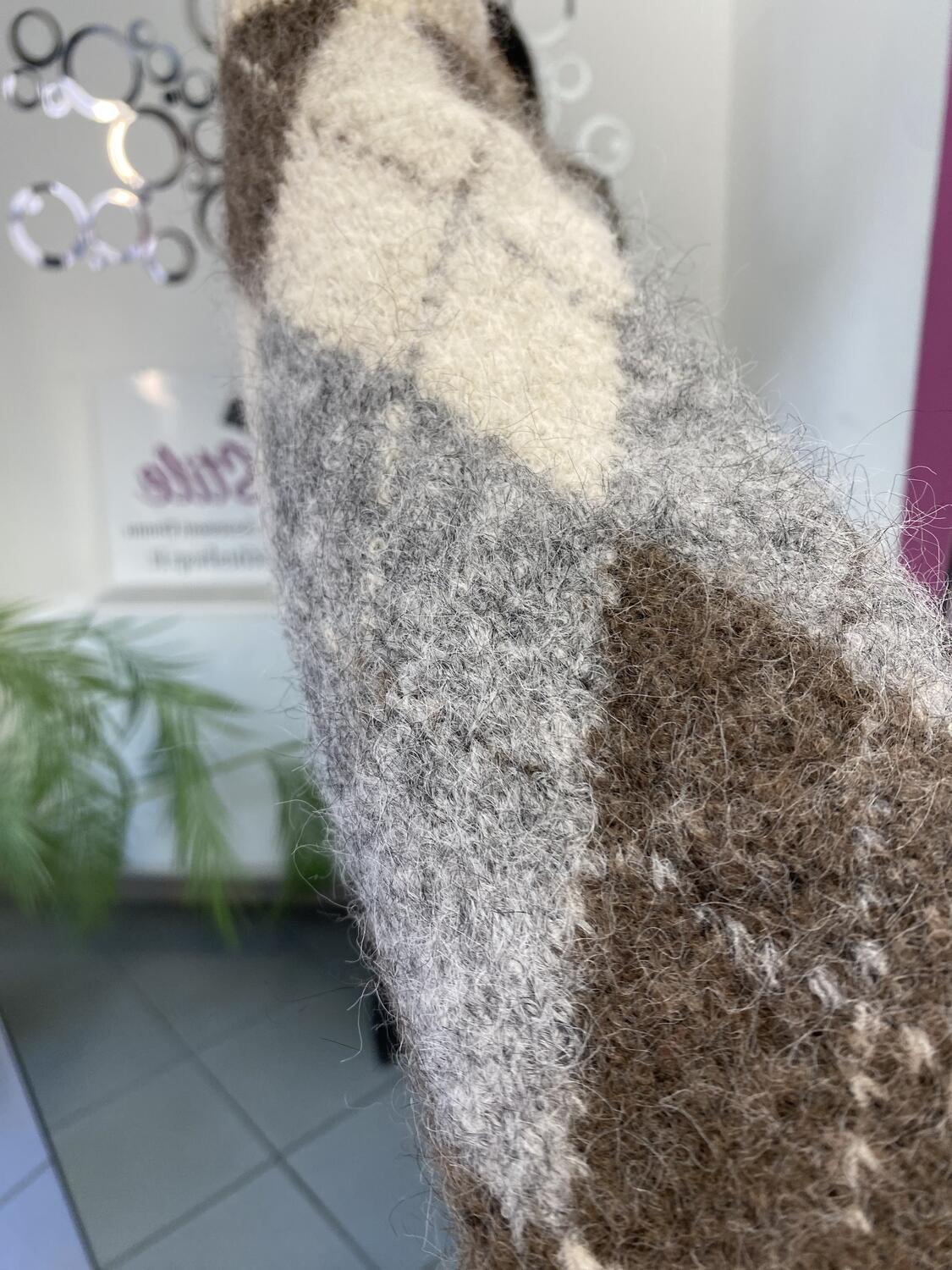 NOVITÀ Pull rombi in misto lana