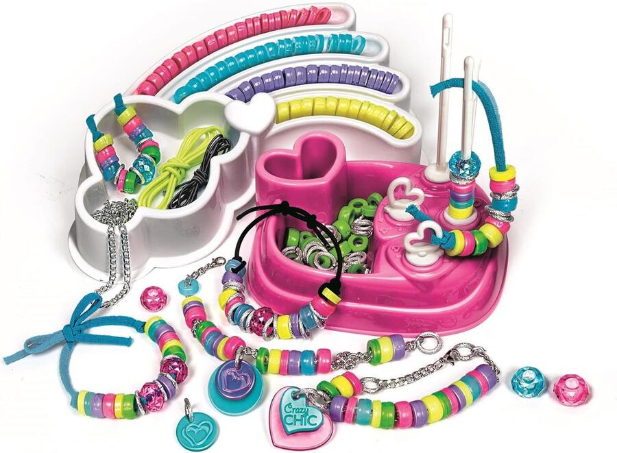 Clementoni Crazy Chic - Rainbow Bracelets, Braccialetti Fai da Te 15180 7+