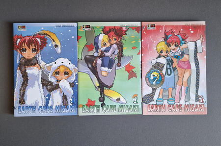 Earth Cape Misaki Serie Completa 1 - 3 Flashbook 1° edizione Originale Nuovo