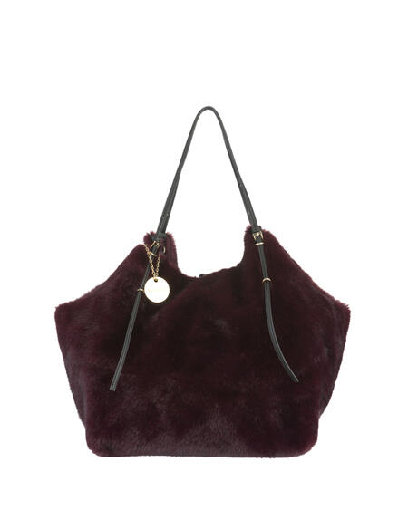 BORSA DOUBLE FACE BURGUNDY 