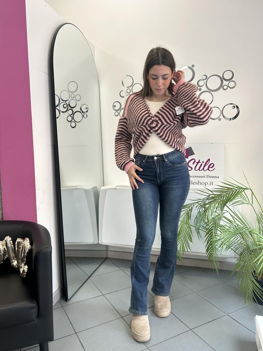 NOVITÀ Pull a righe nodo centrale