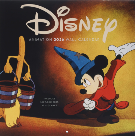 Calendario da parete 2026, 30,5x30,5 cm: Disney Animation