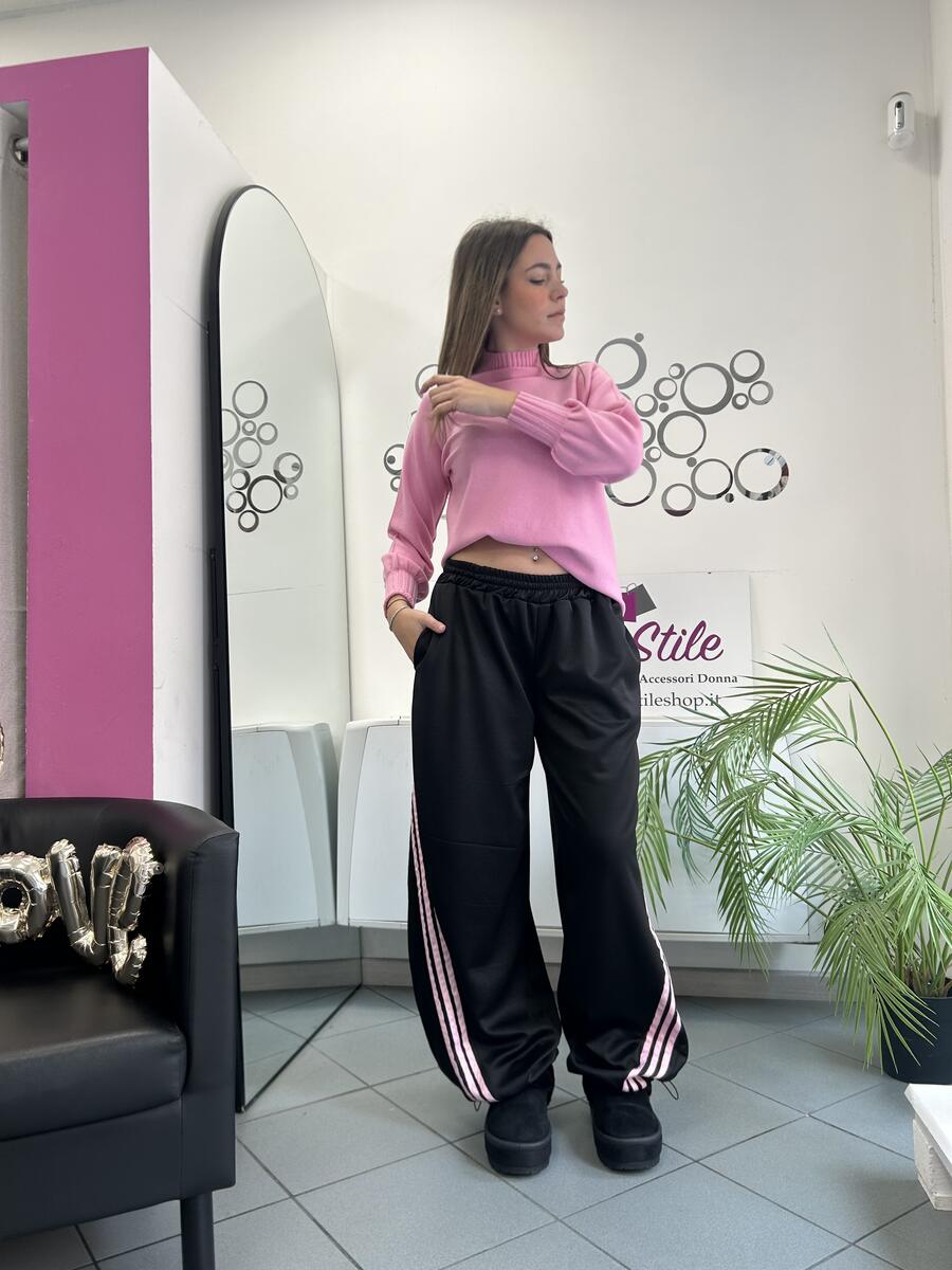 NOVITÀ Panta tuta baggy con bande colorate