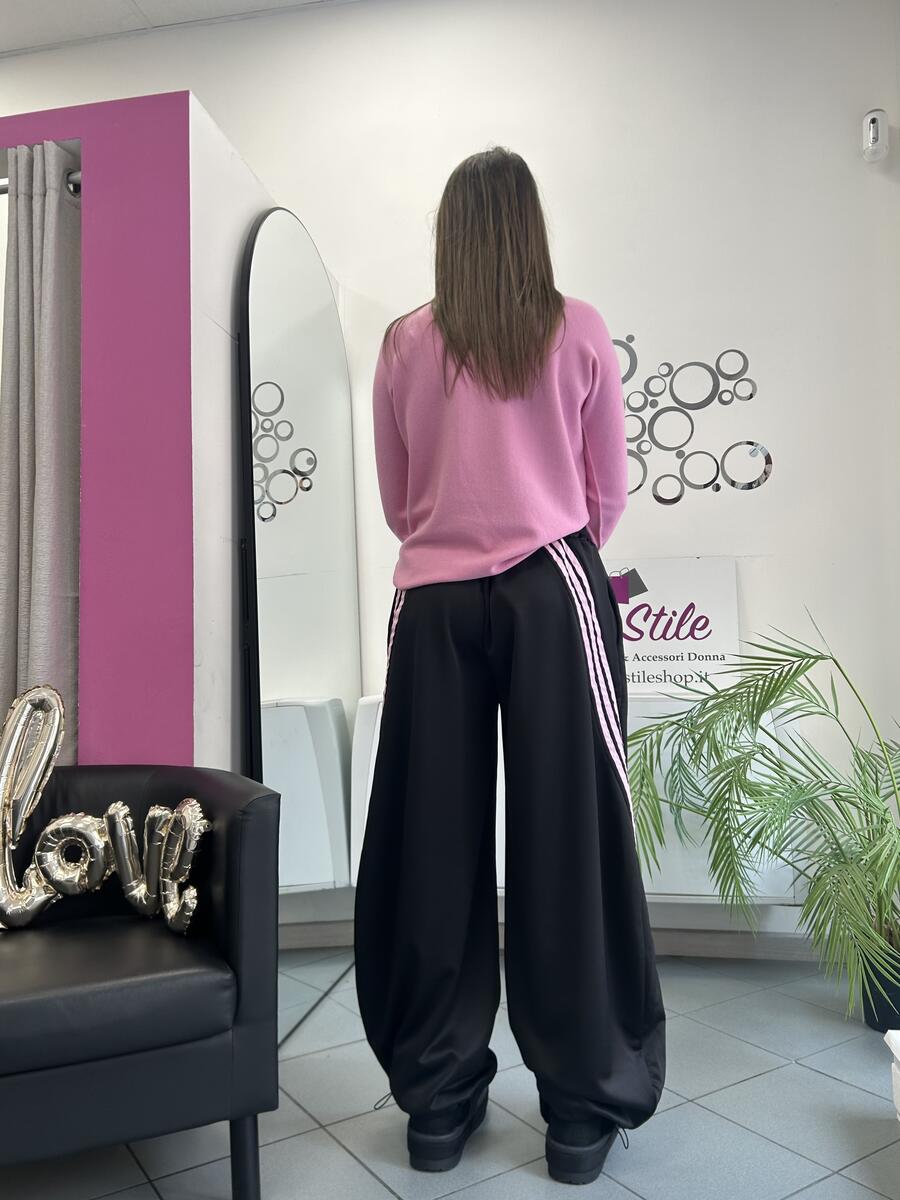 NOVITÀ Panta tuta baggy con bande colorate