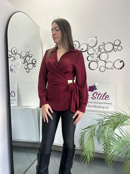 NOVITĂ€ Camicia a portafoglio dettaglio oro