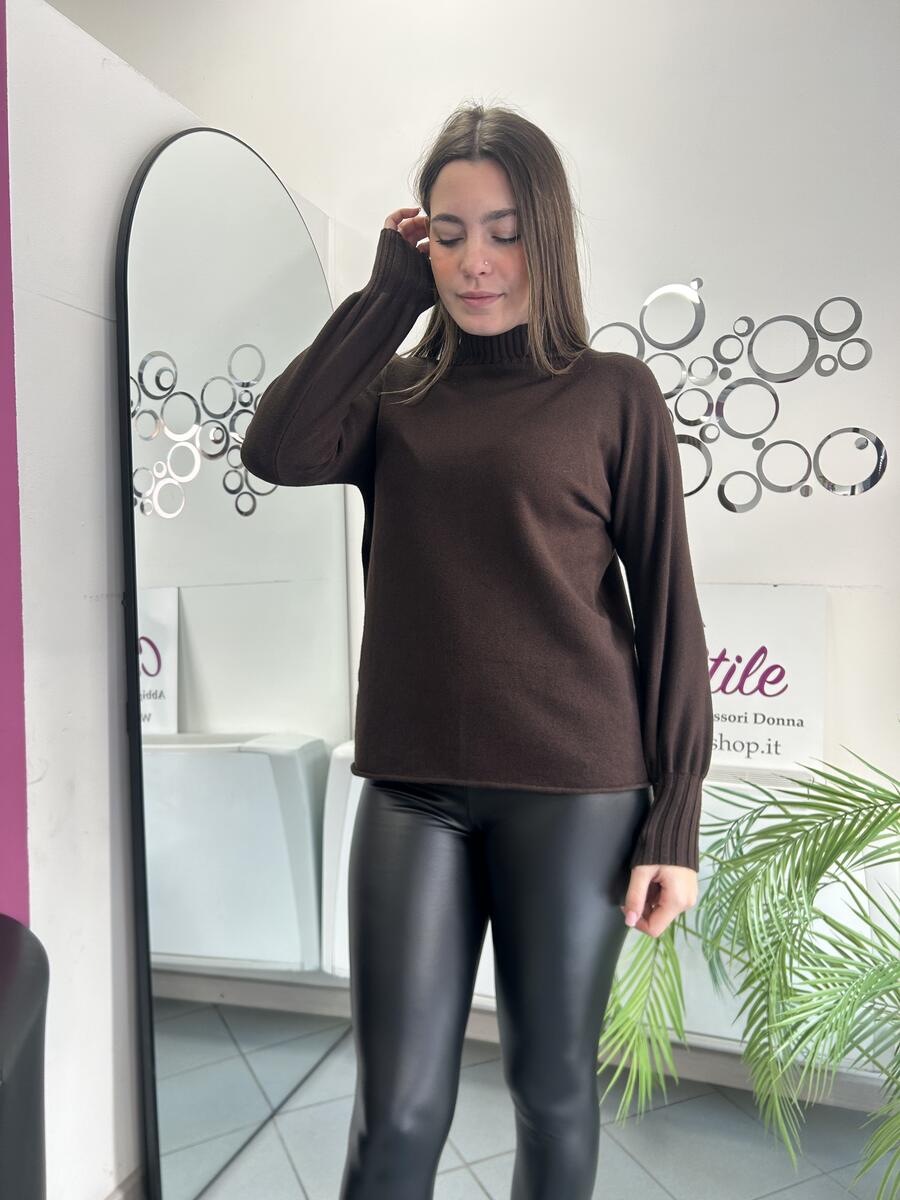 NOVITÀ Pull mezzo collo in viscosa 