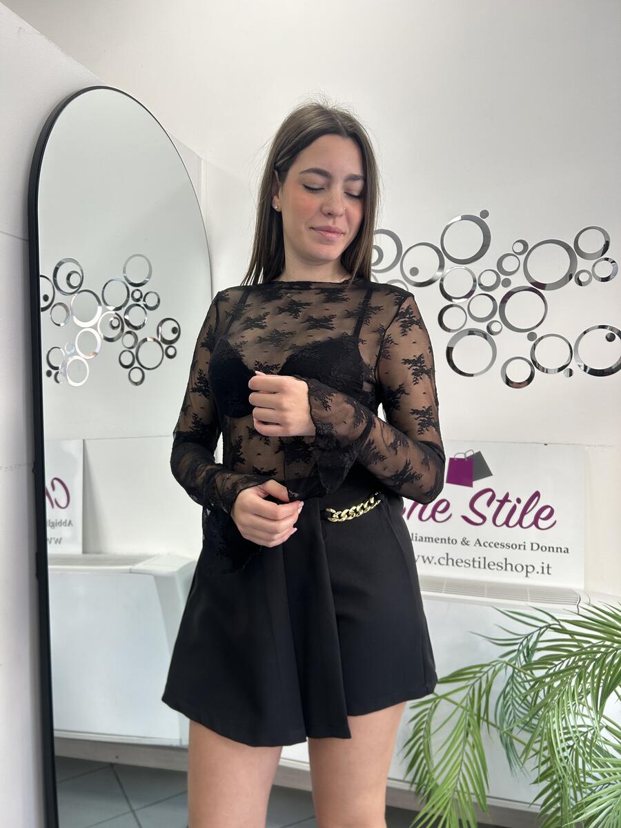 NOVITÀ Maglia velata manica a campana