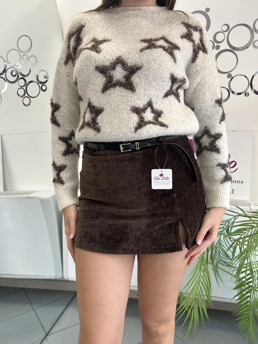 NOVITÀ Pantagonna in velluto con cinturina