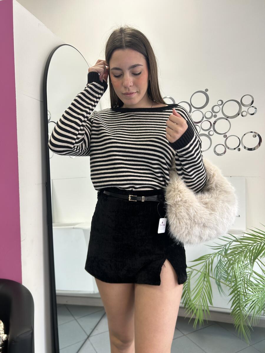 NOVITÀ Pantagonna in velluto con cinturina