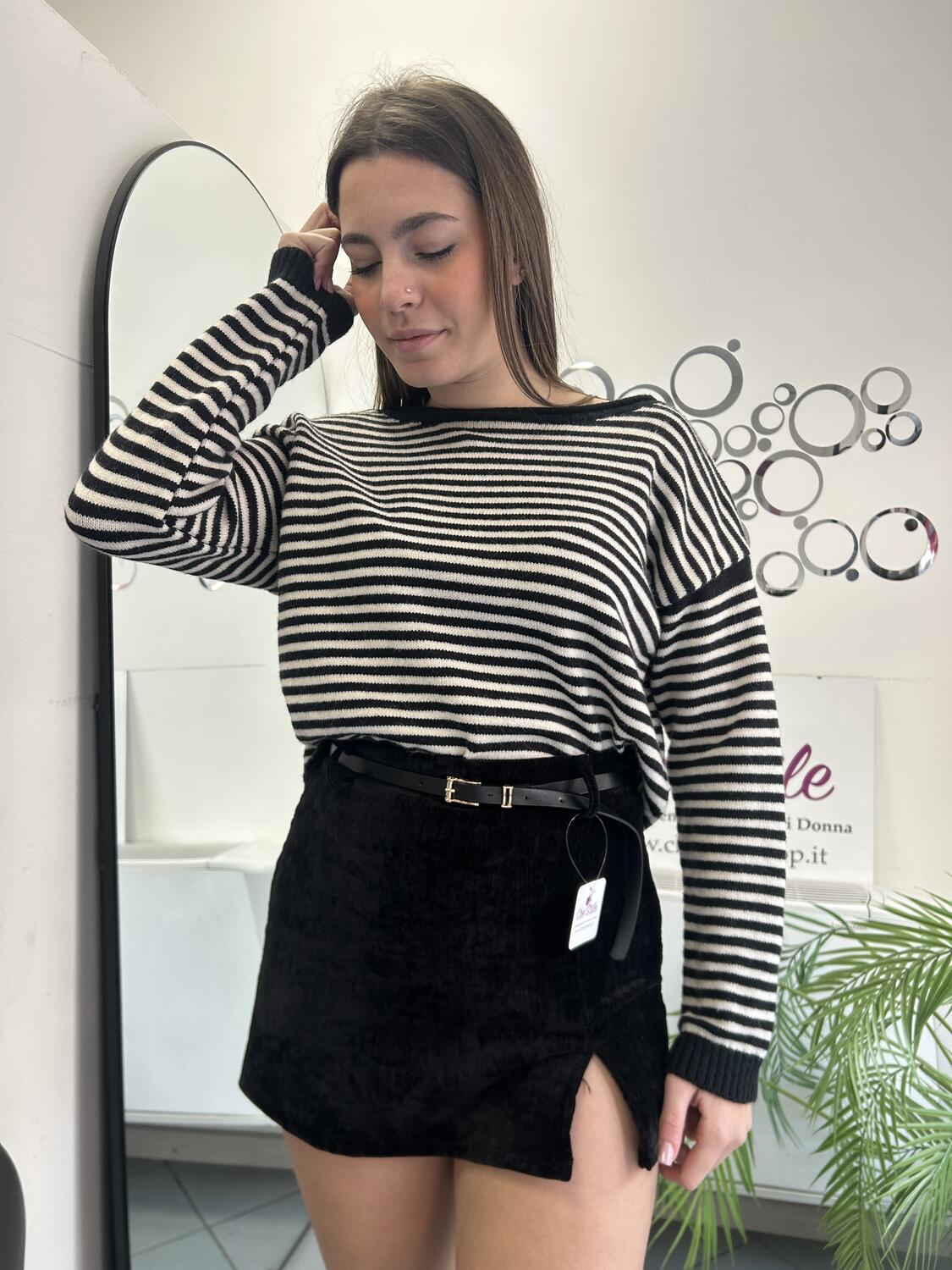 NOVITÀ Pantagonna in velluto con cinturina