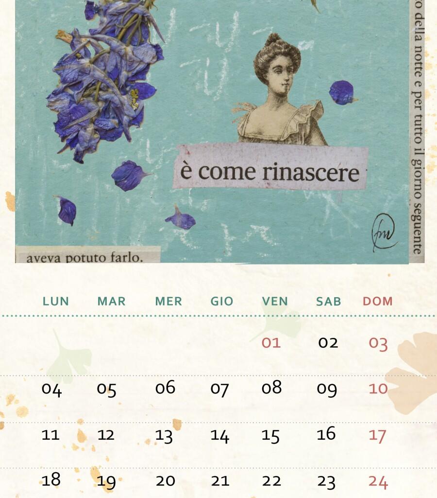 FRANCESCA MARIANI - Calendario da parete 2026, 12x32 cm: ATTIMI