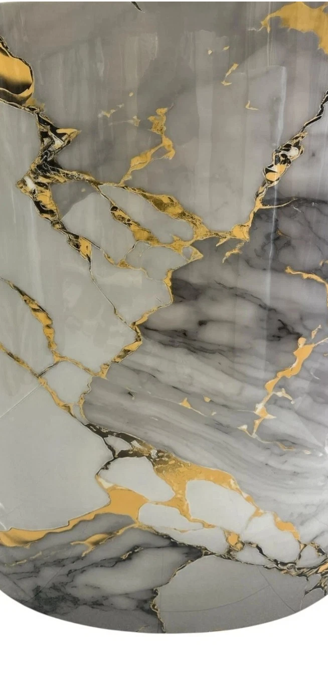 PANNELLO ADESIVO  EFFETTO MARMO CON ORO PVC DECORAZIONE NEW 120 X 300 cm