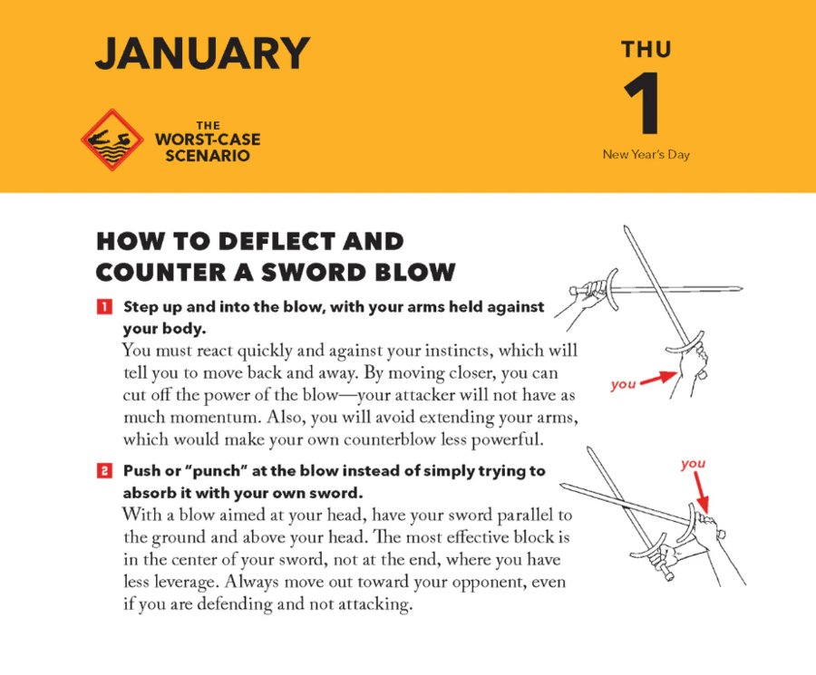 Calendario 2026: Worst-Case Scenario - Expert Advice for Extreme Situations