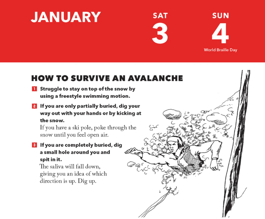 Calendario 2026: Worst-Case Scenario - Expert Advice for Extreme Situations