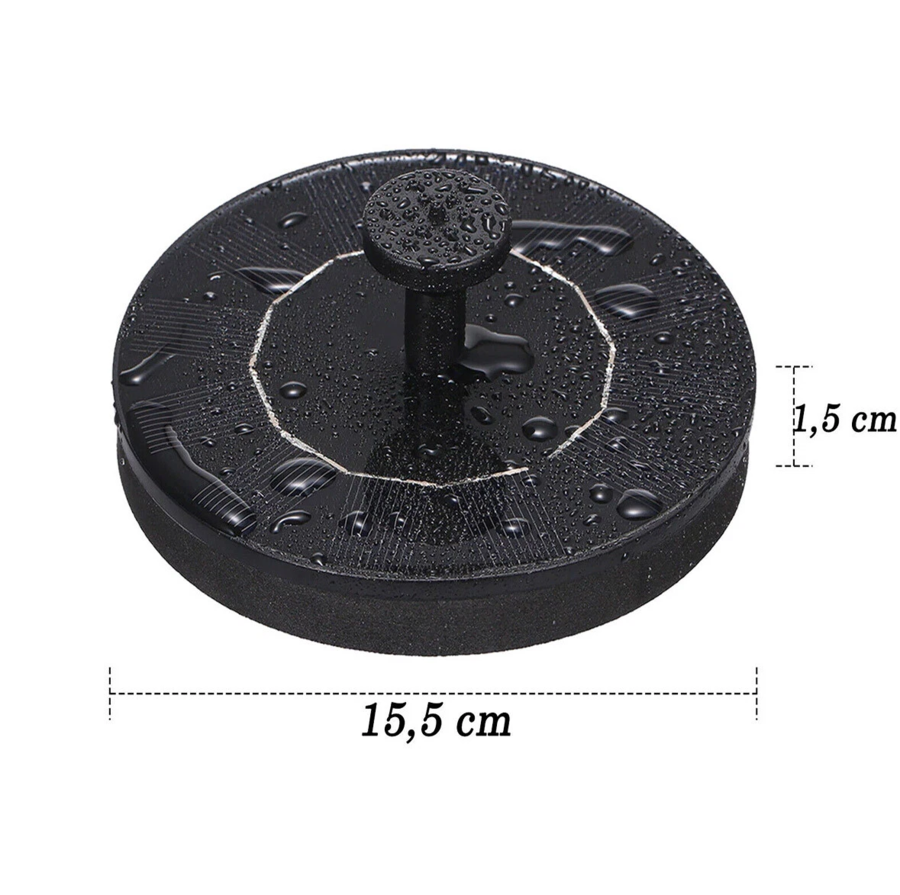 FONTANA SOLARE DA GIARDINO DECORATIVA PER LAGHETTO STAGNO POMPA GALLEGGIANTE