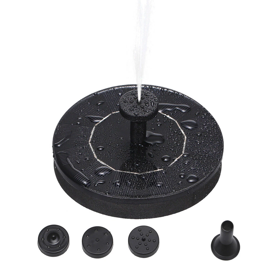 FONTANA SOLARE DA GIARDINO DECORATIVA PER LAGHETTO STAGNO POMPA GALLEGGIANTE