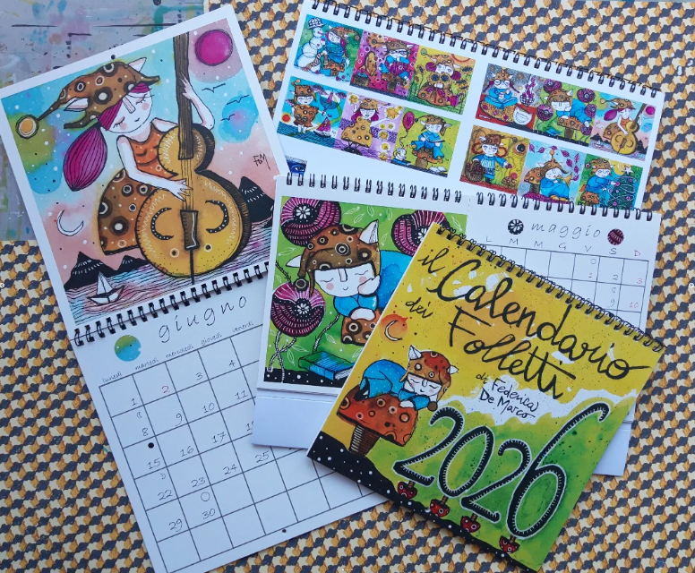 FEDERICA DE MARCO, CALENDARIO 2026: Il Calendario dei Folletti