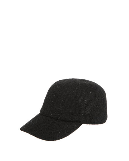 CAPPELLO NERO/TAUPE