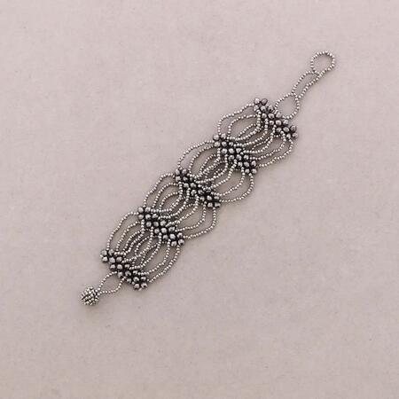 Bracciale Perline Cristalli Sfaccettati