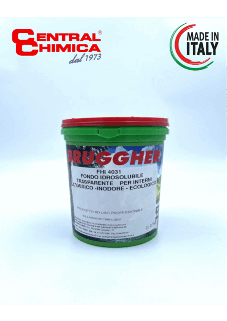 Fondo Idrosolubile Turapori per Legno all'Acqua TRASPARENTE per interni - Ml 0,75