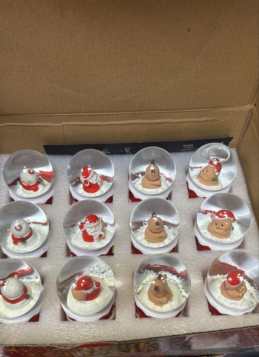 SFERA DI CRISTALLO MERRY CHRISTMAS*