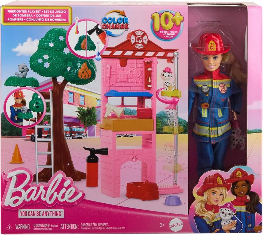 Barbie Carriere vigiliessa del fuoco - Mattel - HRG55 - 3+