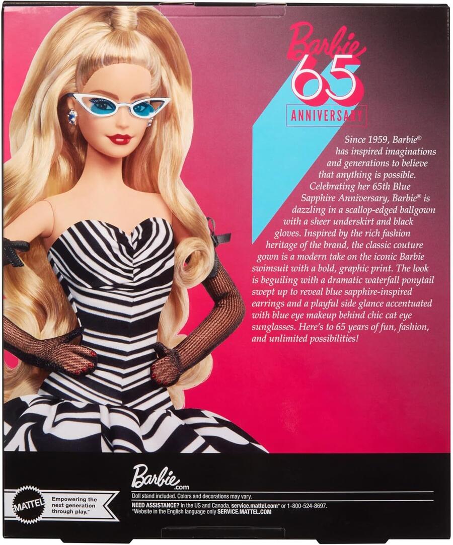 Barbie 65° Anniversario - Mattel - HRM58 - 3+